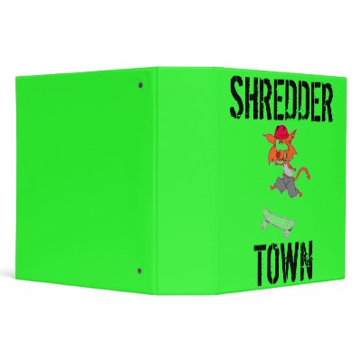 FUN AVERY SCHOOL BINDERS FOR SKATEBOARDERS - SKATE by libertydogmerch