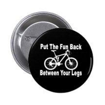 Fun Back Black Pin