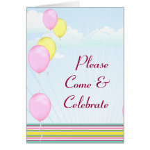 Fun Balloon Celebration Cards