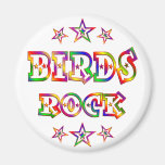 Fun Birds Rock Refrigerator Magnets