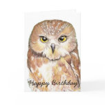 Fun Birthday Humour Owl, Bird, Nature, Wildlife Greeting Cards
