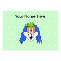 Fun Bright and Colourful Dog Cartoon. Business Card Template