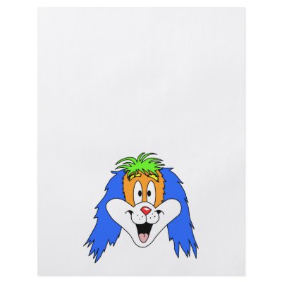 Fun Bright and Colourful Dog Cartoon. Custom Flyer by Animal_Art_By_Ali