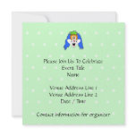 Fun Bright and Colourful Dog Cartoon. Custom Invitation