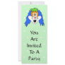 Fun Bright and Colourful Dog Cartoon. Personalized Announcements