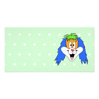 Fun Bright and Colourful Dog Cartoon. Picture Card by Animal_Art_By_Ali
