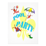 Fun Cajun Crawfish Pool Party Invitation