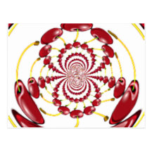 Fun Cherry Recipe Card Post Card
