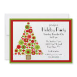 Fun Christmas Tree Christmas Party Invitation