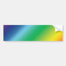 Fun Colour Stripes Bumper Stickers