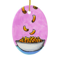 Fun colourful art mac and cheese comfort food