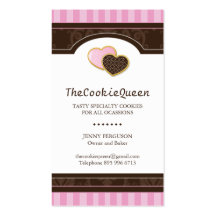 Fun Cookie Bakery Business Card