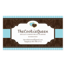Fun Cookie Bakery Business Card