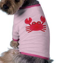 Fun Crab Dog Clothing