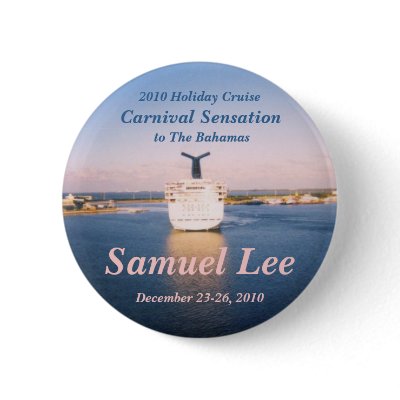 Fun Cruise Name Badge Pin by CruiseReady