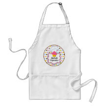 Fun Cupcake & Baker's Hat Personalized Apron