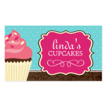 Fun Cupcake Business Cards