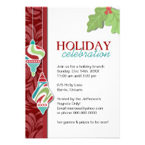Fun Customizable Holiday Party Invitation invitations