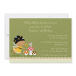 Fun cute fairy girl's birthday party invitation
