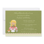 Fun cute fairy girl's birthday party invitation
