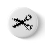 fun cutout scissors buttons