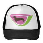 Fun Dachshund Watermelon Design! Trucker Hats