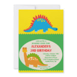 Fun Dinosaurs Birthday Invitation