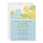 Fun Dinosaurs Birthday Invitation