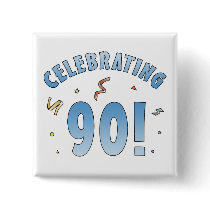Fun Festive 90th Birthday Gifts Pins