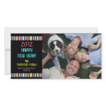 Fun Festive Bright Happy New Year Celebration Photo Greeting Card