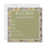 Fun Floral Invitation
