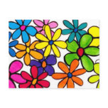 fun flower postcard