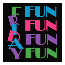 Fun Friday Sleepover or Slumber Teen Birthday Custom Invites
