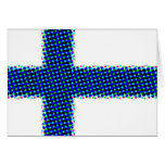 Fun, Funky Finnish Flag Card