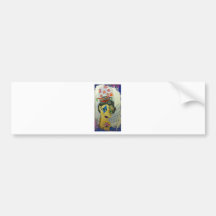 Fun Funky Tattooed Geisha Gal Bumper Stickers