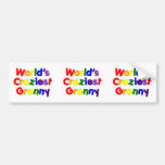 Fun Funny Grandmothers : World's Craziest Granny Bumper Stickers