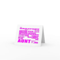 Fun Gifts for Aunts : Greatest Aunt Cards