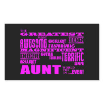 Fun Gifts for Aunts : Greatest Aunt Sticker