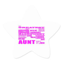 Fun Gifts for Aunts : Greatest Aunt Stickers