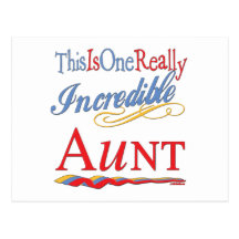 Fun Gifts For Aunts Postcard