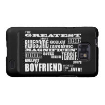 Fun Gifts for Boyfriends : Greatest Boyfriend Samsung Galaxy Case