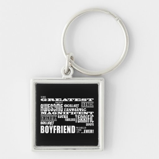 Fun Gifts for Boyfriends : Greatest Boyfriend Keychain