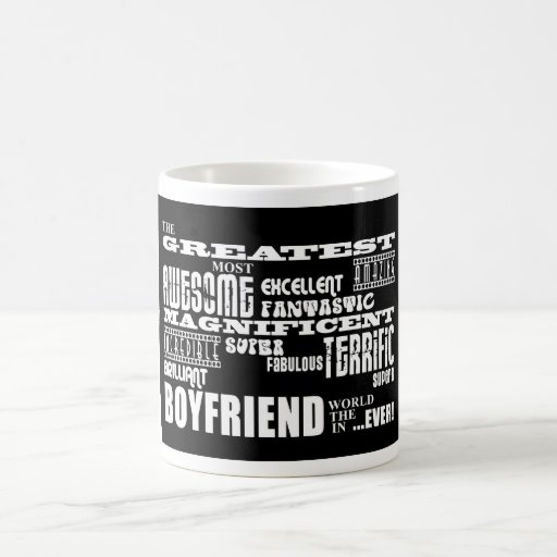 Fun Gifts for Boyfriends : Greatest Boyfriend Classic White Coffee Mug