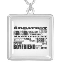 Fun Gifts for Boyfriends : Greatest Boyfriend Necklace
