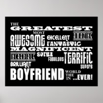 Fun Gifts for Boyfriends : Greatest Boyfriend Poster