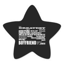 Fun Gifts for Boyfriends : Greatest Boyfriend Stickers