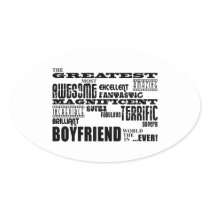 Fun Gifts for Boyfriends : Greatest Boyfriend Stickers