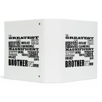 Fun Gifts for Brothers : Greatest Brother Binder