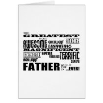 Fun Gifts for Dads : Greatest Father Greeting Card