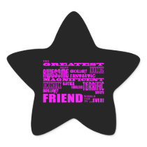 Fun Gifts for Friends : Greatest Friend Stickers